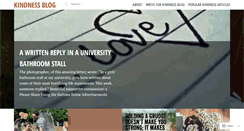 Desktop Screenshot of kindnessblog.com